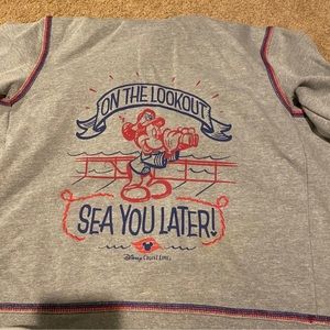 Disney Cruise Line kids  boy or girl zip up hoodie